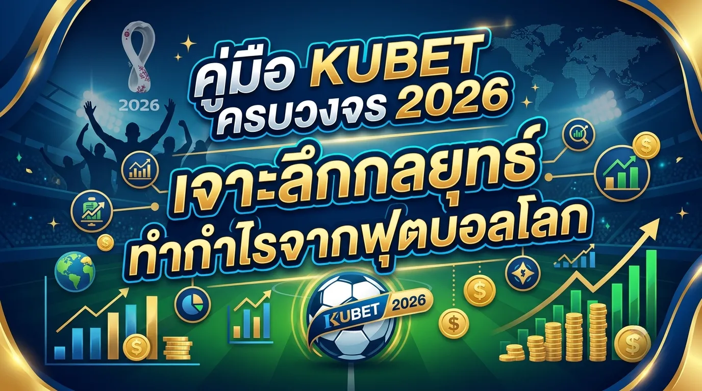 คู่มือ KUBET ครบวงจร 2026: เจาะลึกกลยุทธ์ทำกำไรจากฟุตบอลโลก