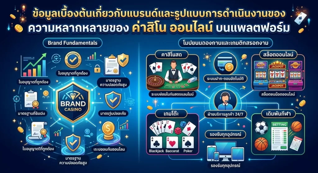 ความหลากหลายของ ค่า สิ โน ออนไลน์ บนแพลตฟอร์ม